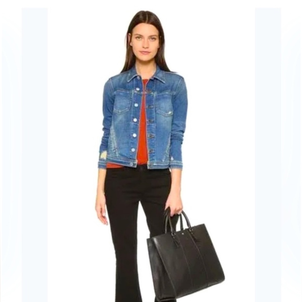 TORY BURCH "CASS" SOFT PEBBLED LEATHER LARGE TOTE BAG - Picture 6 of 6